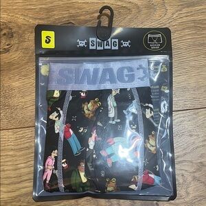 SWAG FUTURAMA Black Boxer Briefs with Cartoon Print